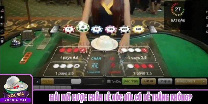 Giải mã cược chẵn lẻ xóc đĩa có dễ thắng không?